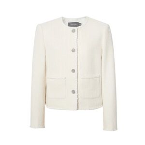 Meilleur Moment Wool Blend Tweed Jacket - NWT! Size 4, Elegant Tweed Jacket